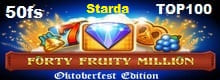 Старда Starda 50fs Forty Fruity Million код TOP100